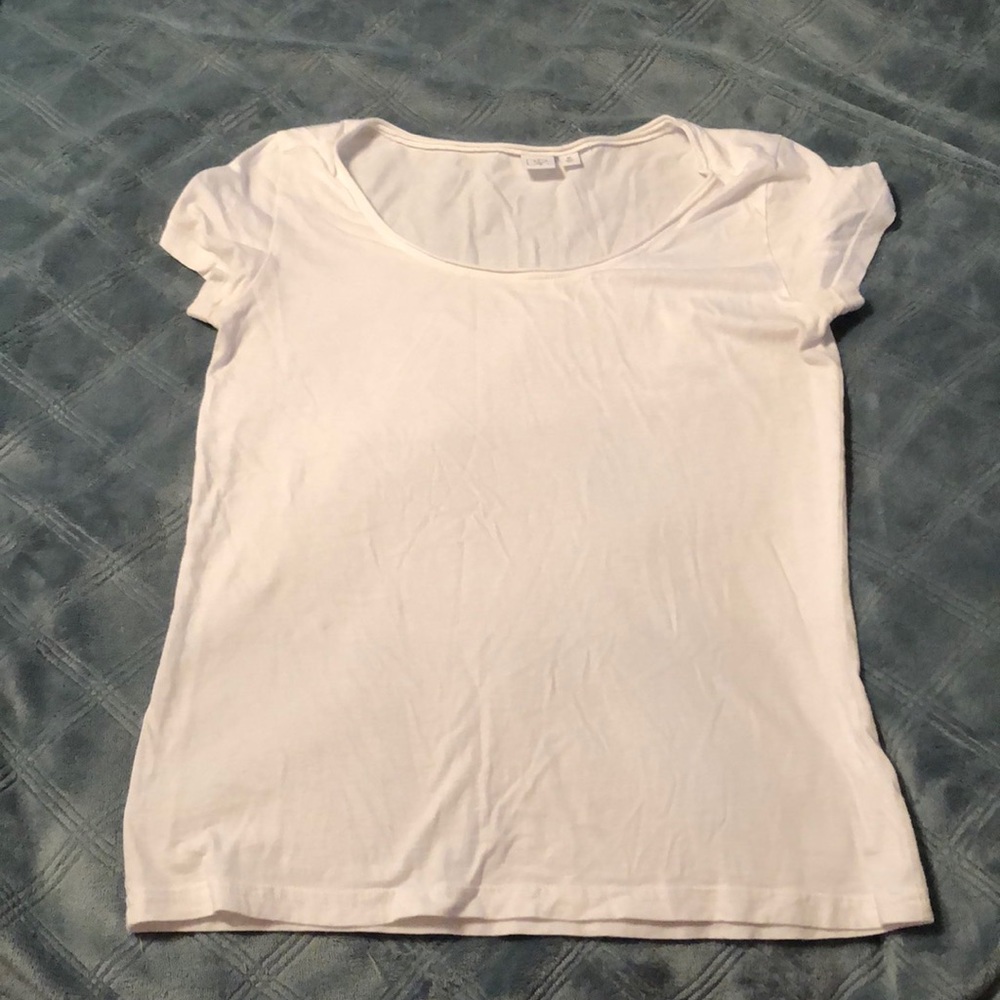 Nordstrom’s. White basic T-Shirt.